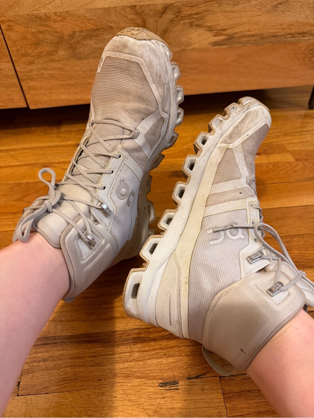 On Running Women's Beige/Tan Winter Rain Boots